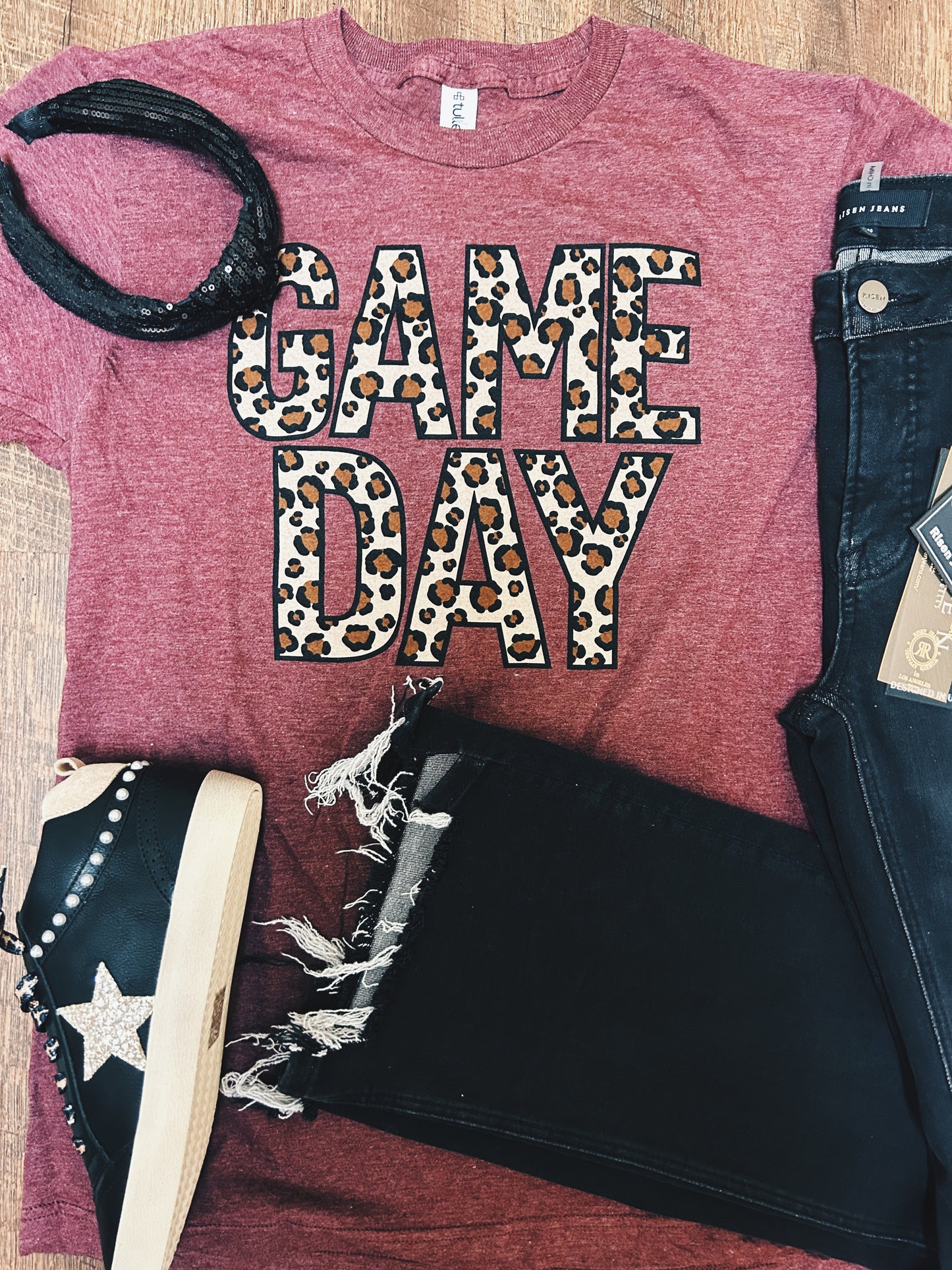 Leopard Gameday tee