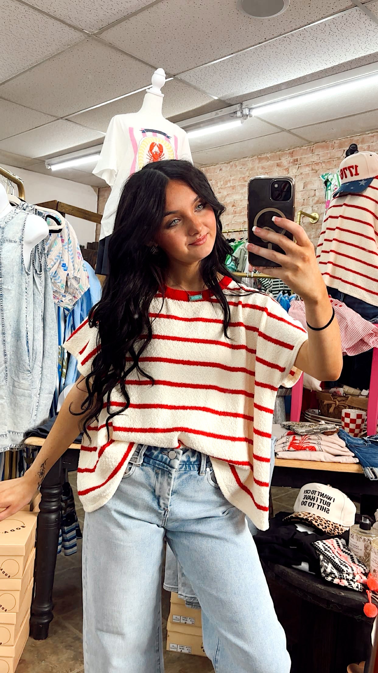 Cream stripes