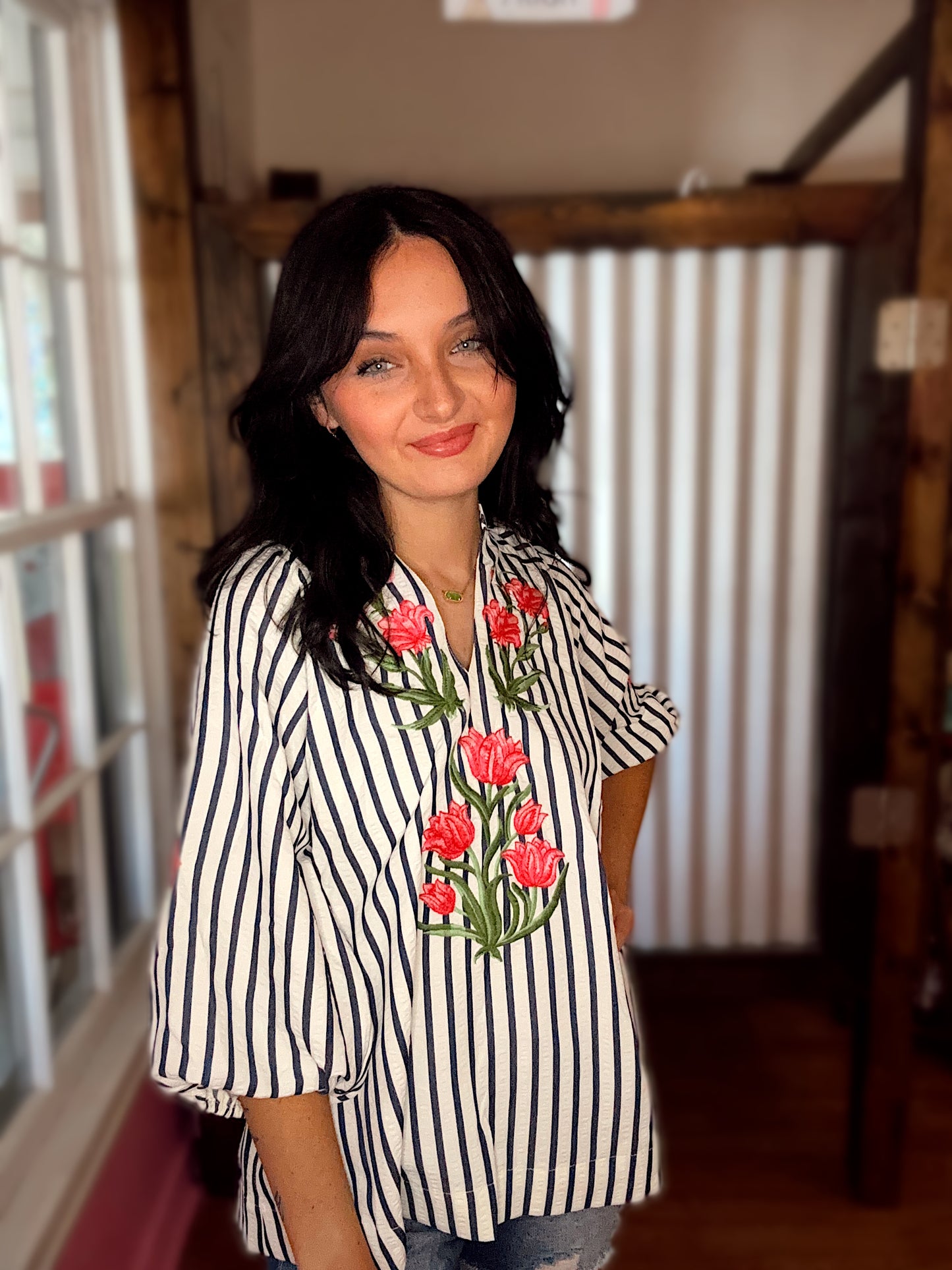 Petals and Pinstripes