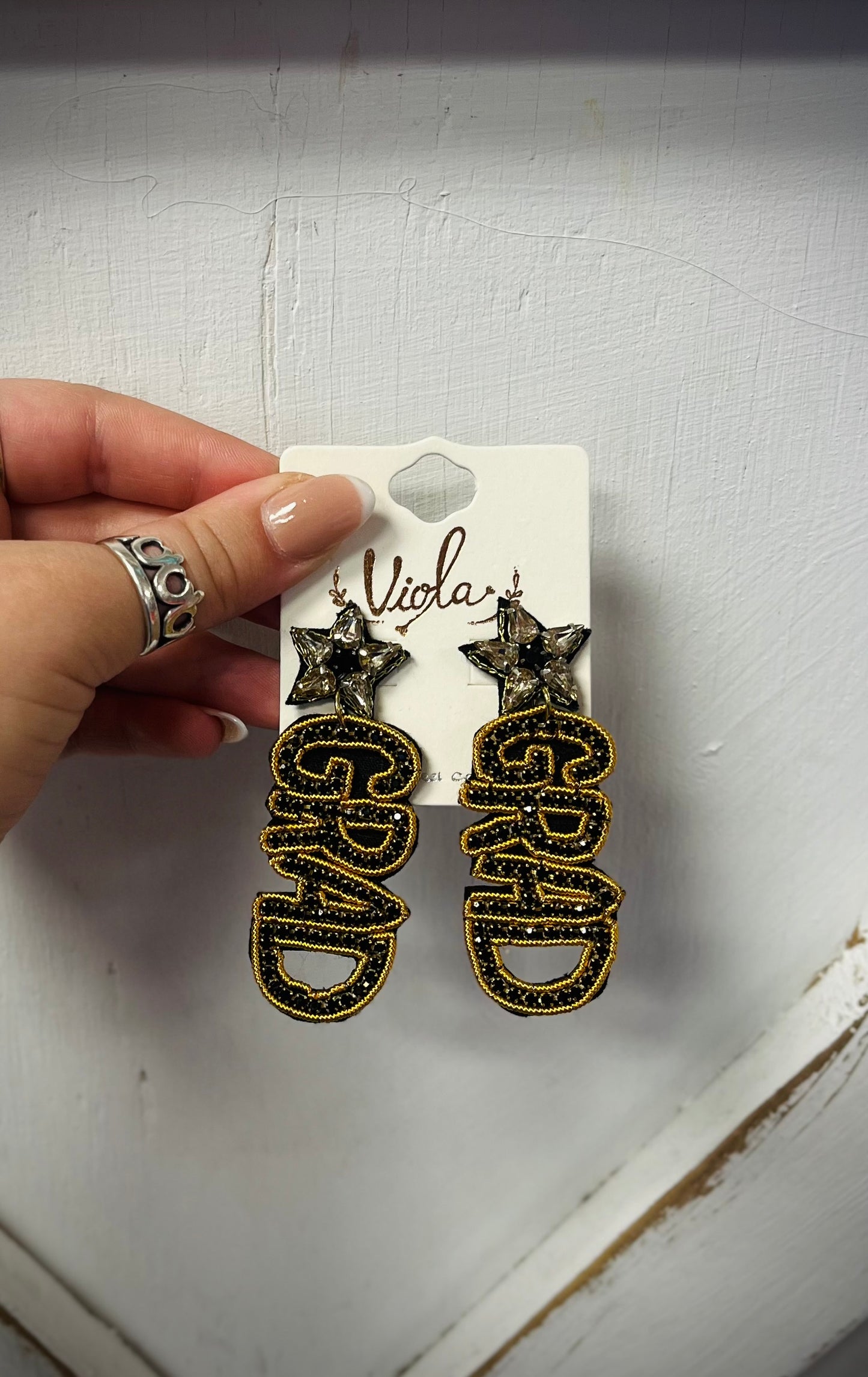 Grad earrings