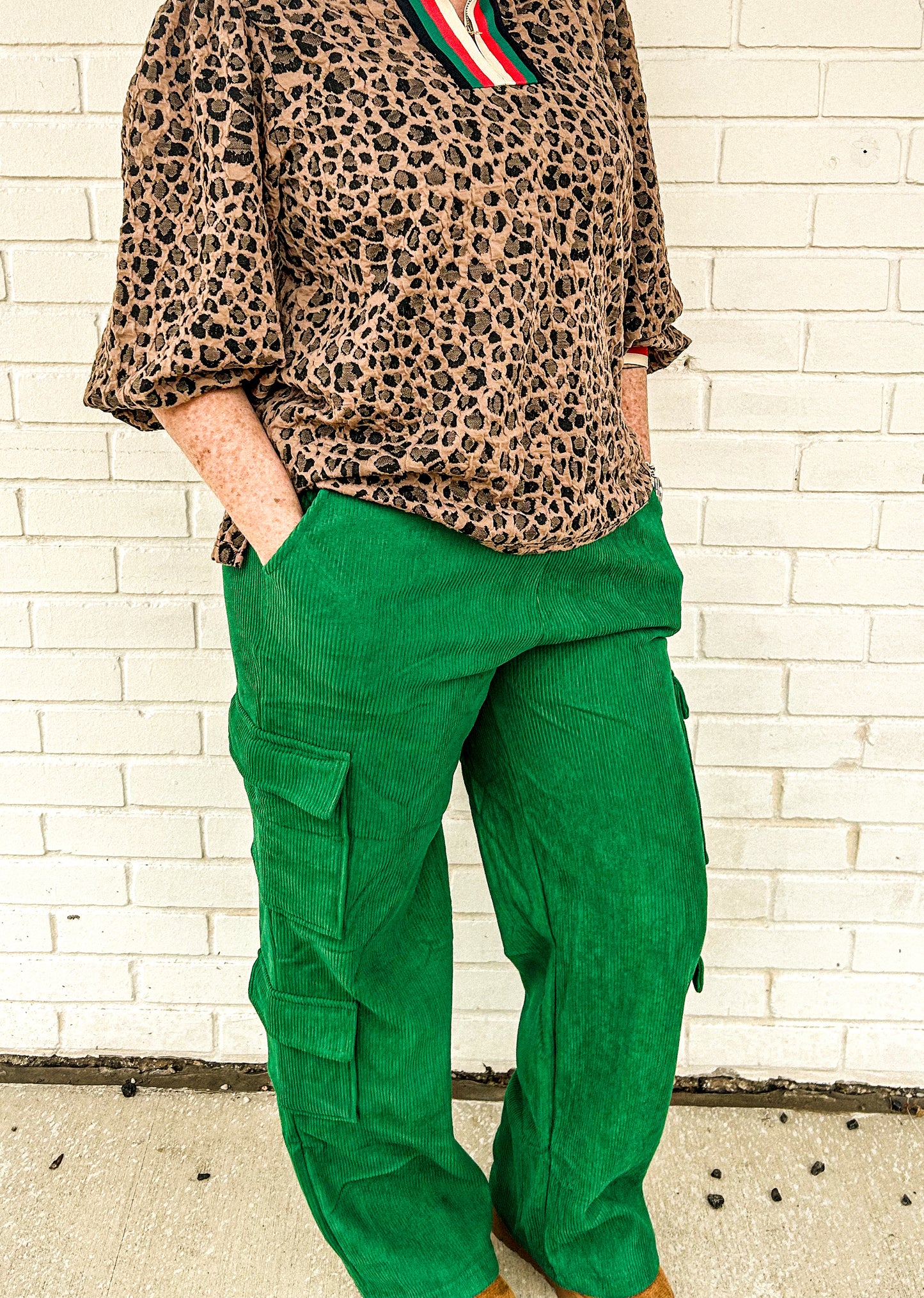 Green pants