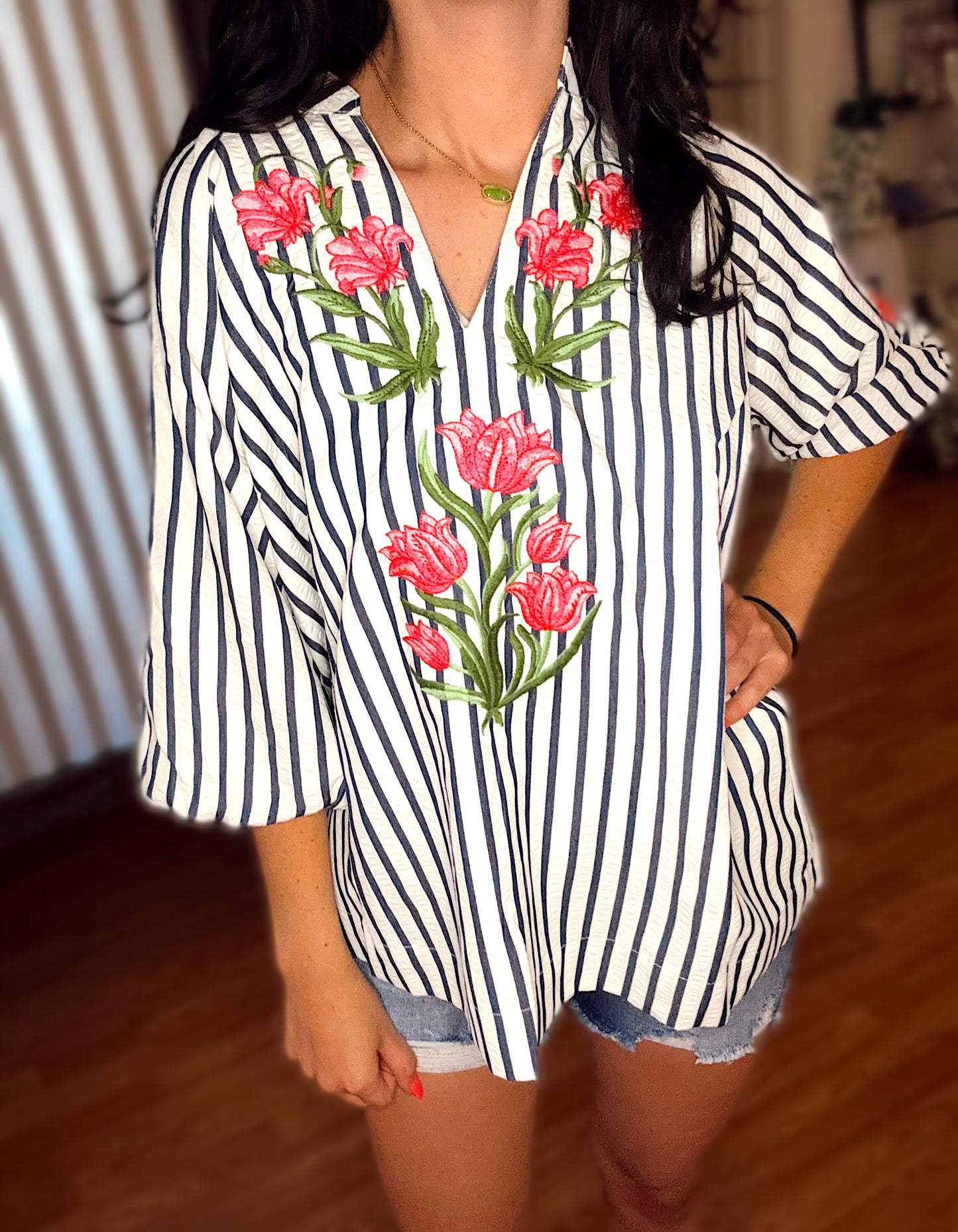 Petals and Pinstripes