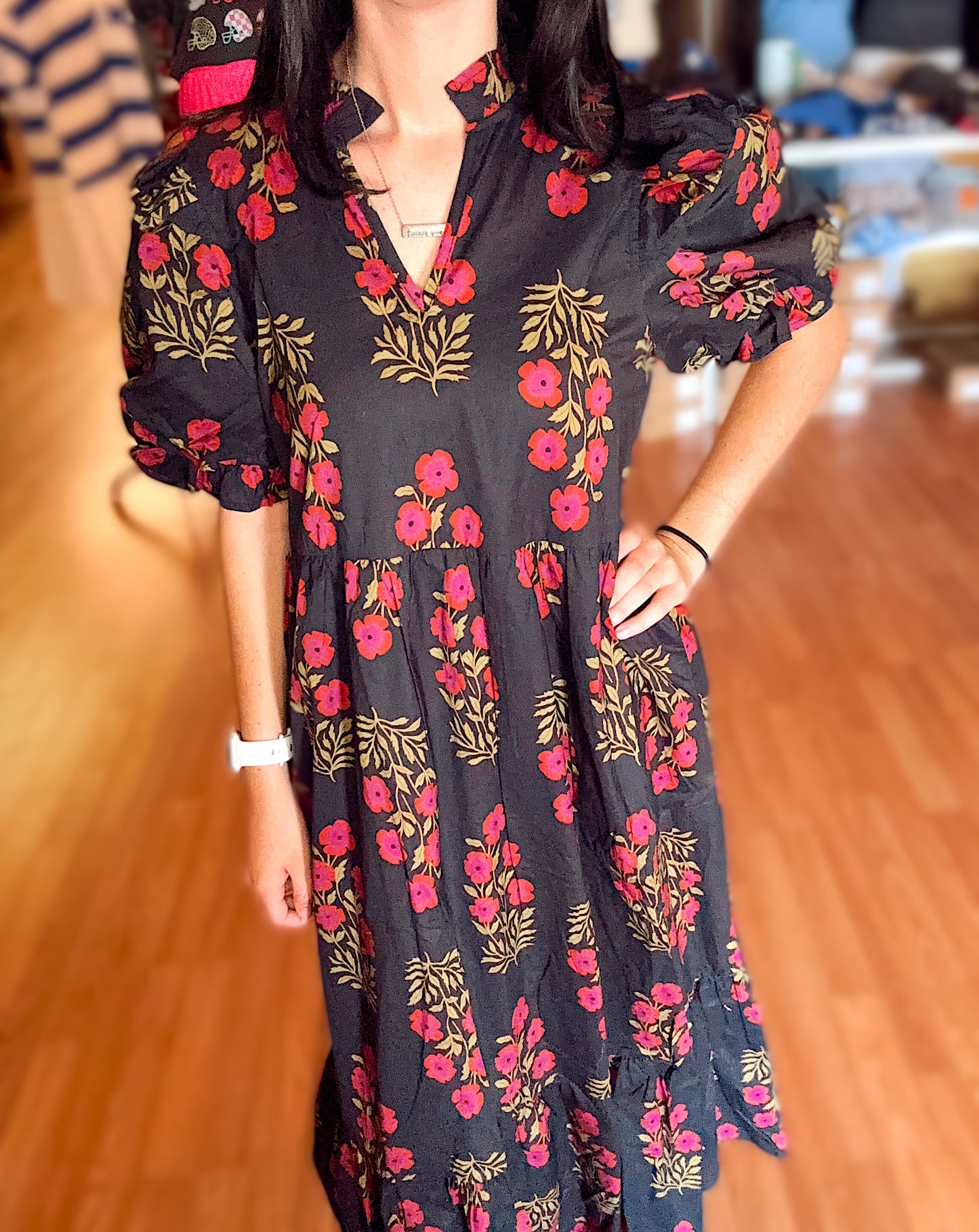 Floral maxi dress