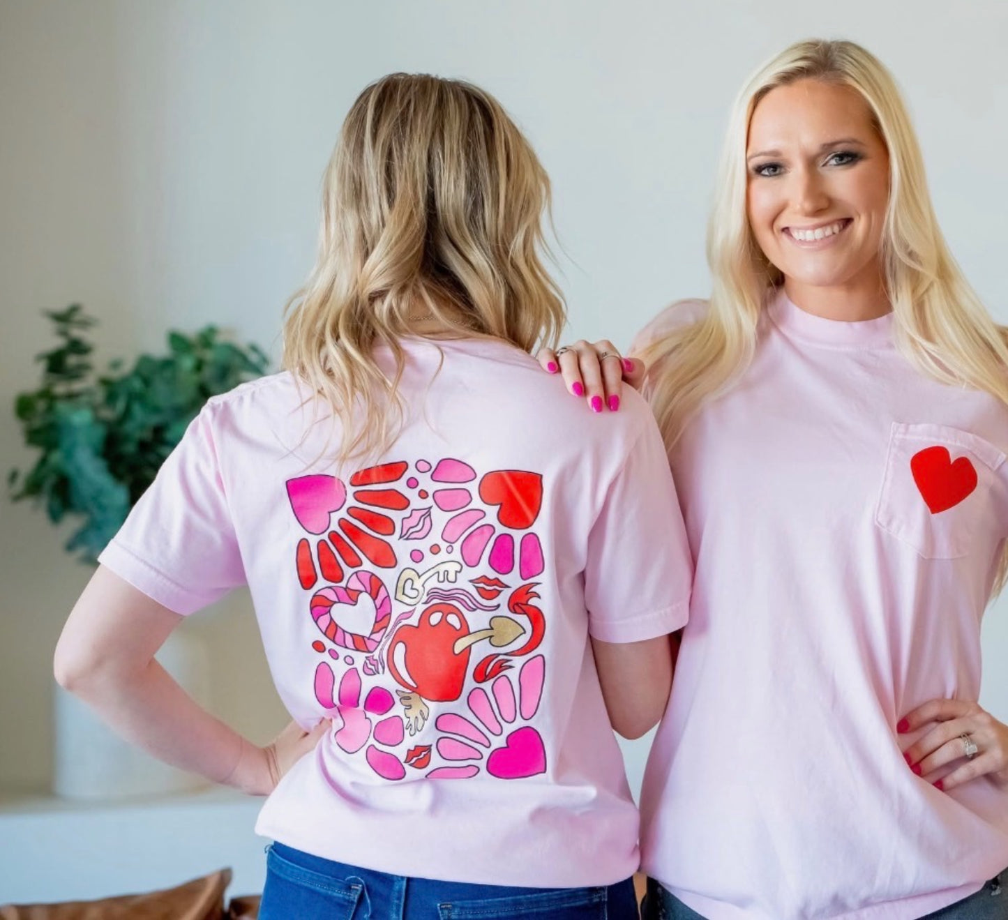 Valentines pocket tee