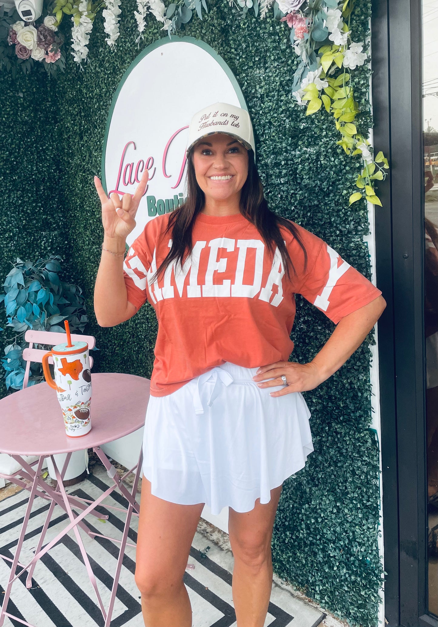 White skort