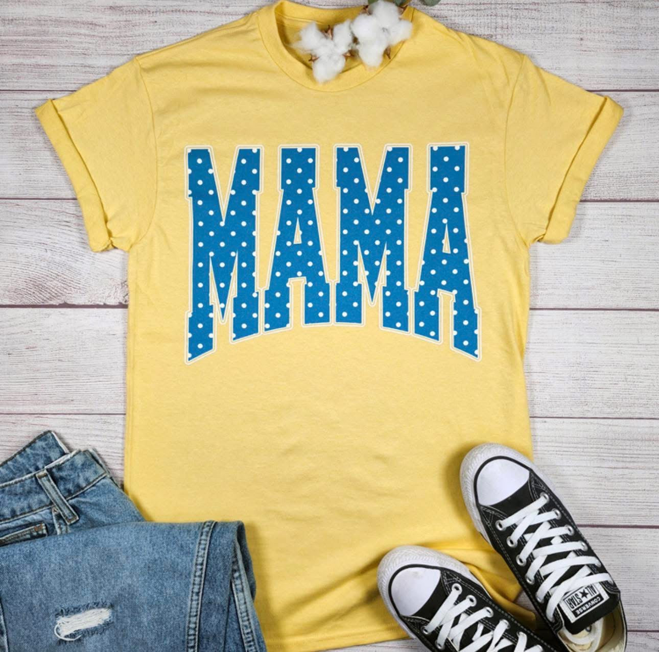 Polka-dot Mama Tee