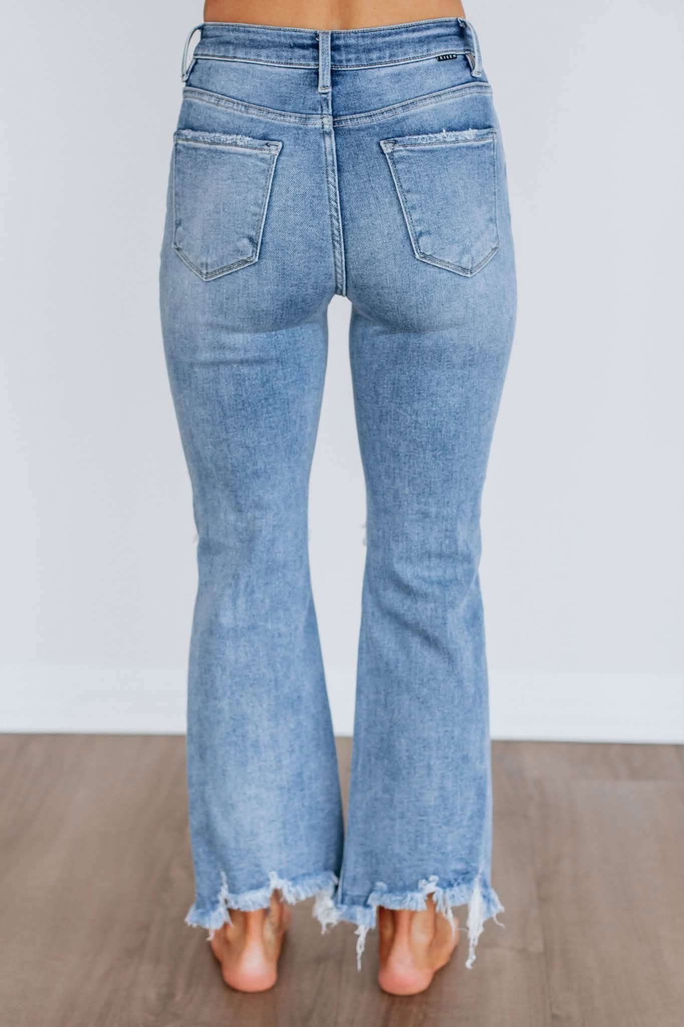 High rise crop Jean