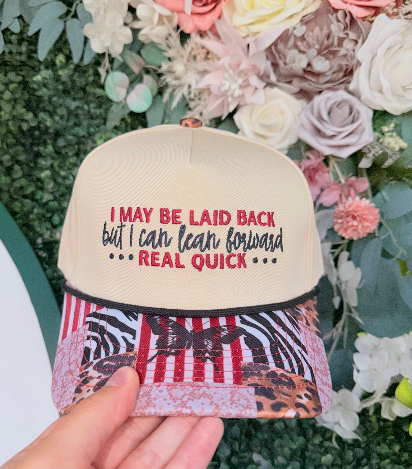 Lean Forward Hat