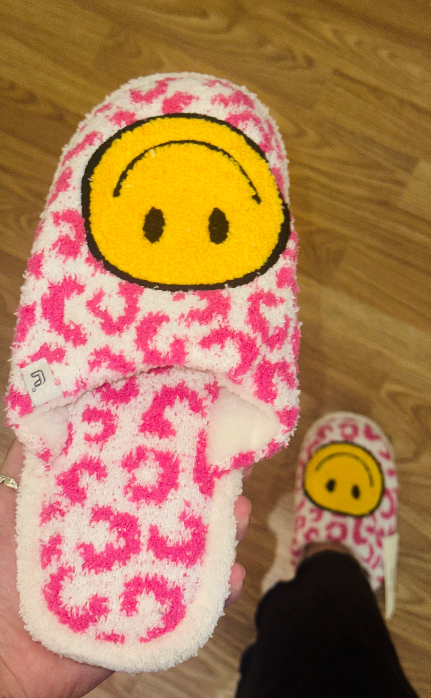 Pink Cheetah Slippers