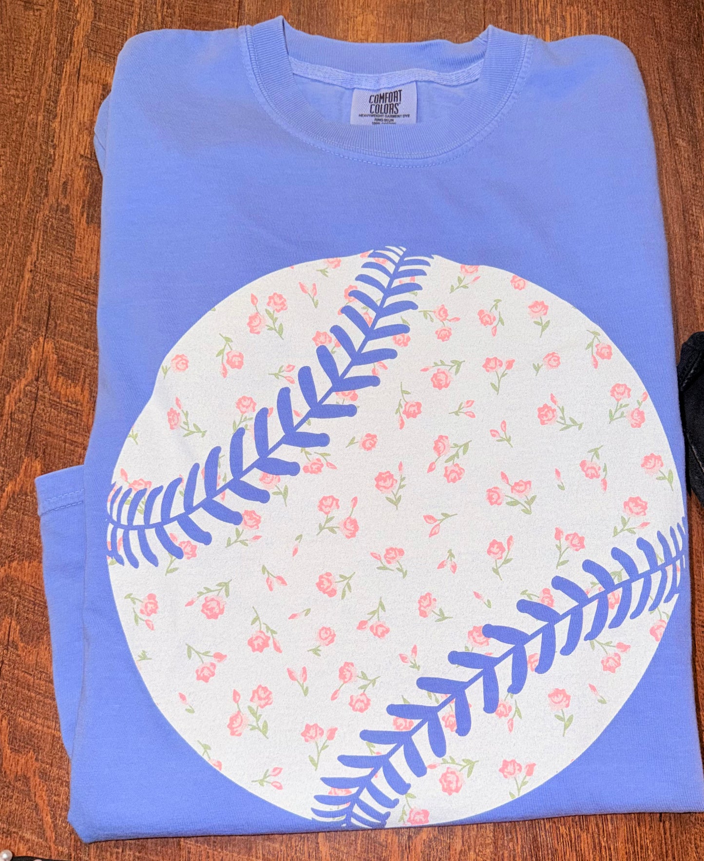 Floral Baseball Tee