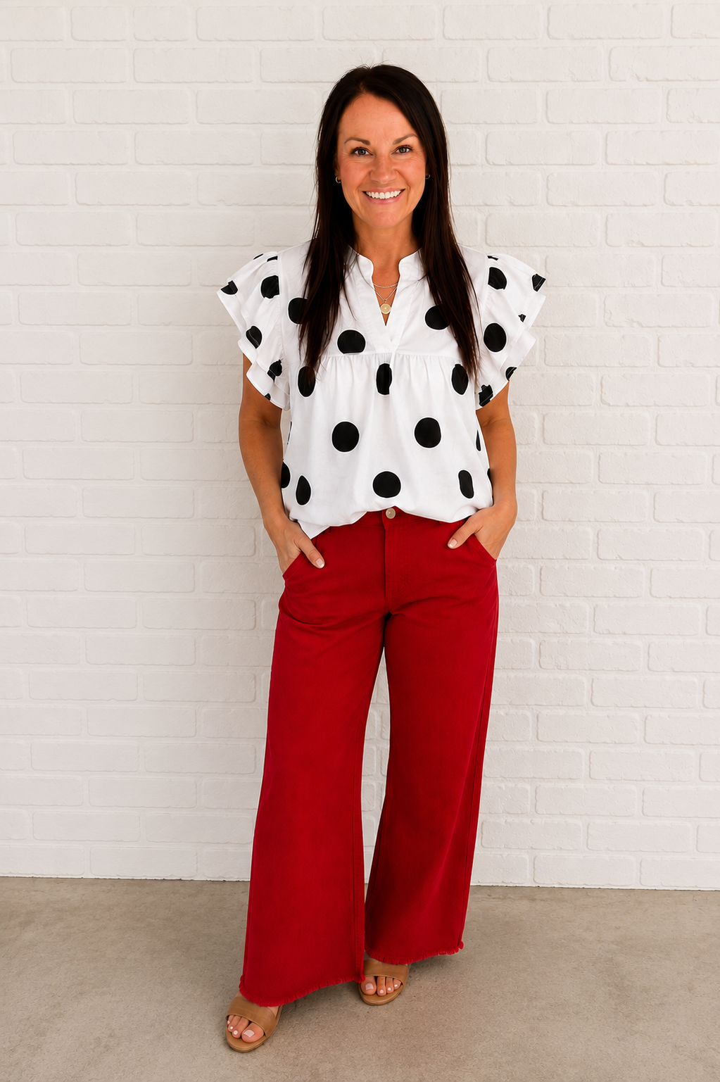 Spot On Blouse