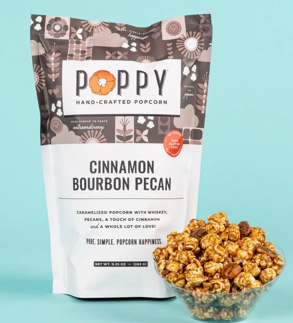 Cinnamon Bourbon Pecan Popcorn