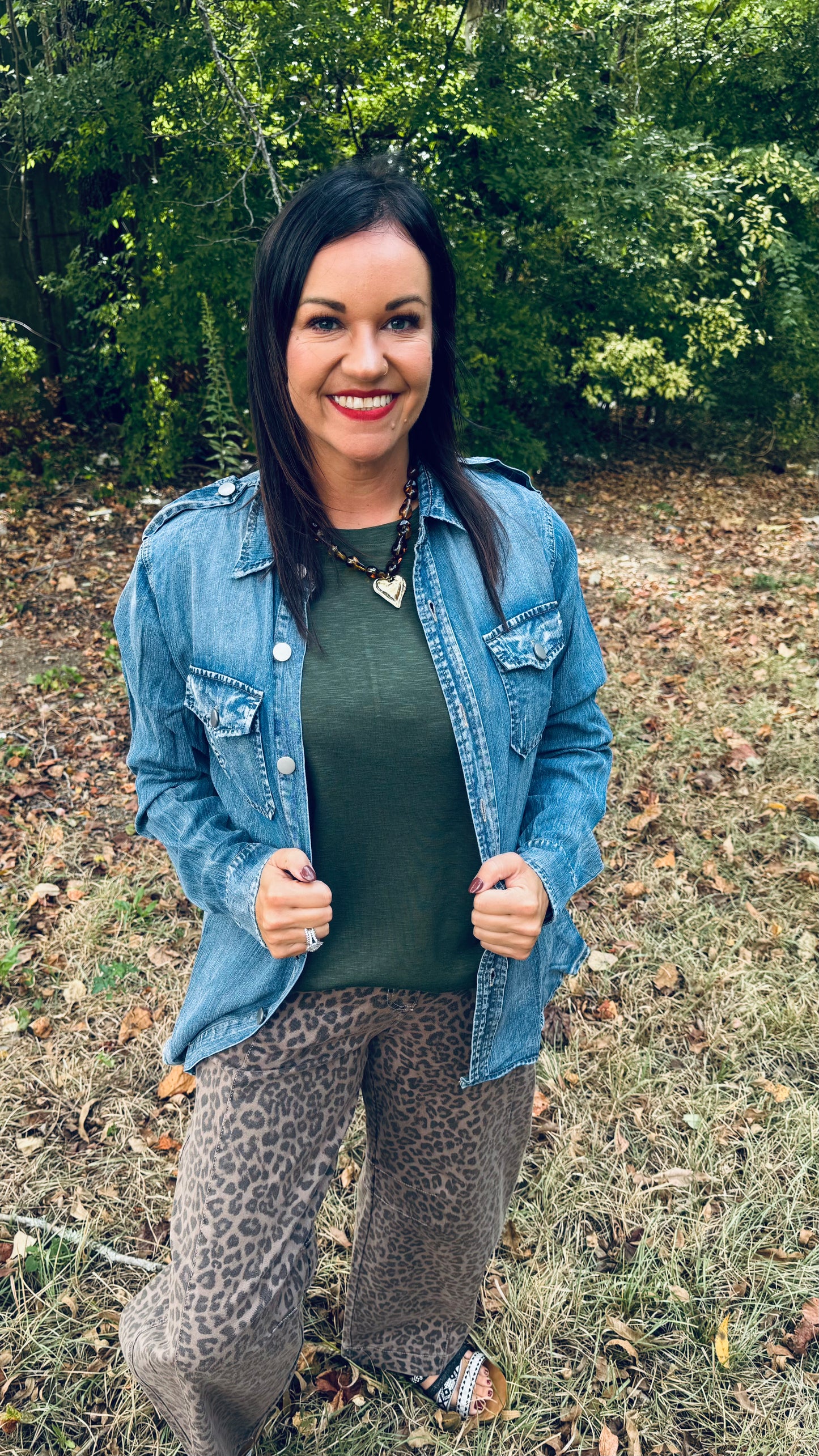 The Becky Button-up