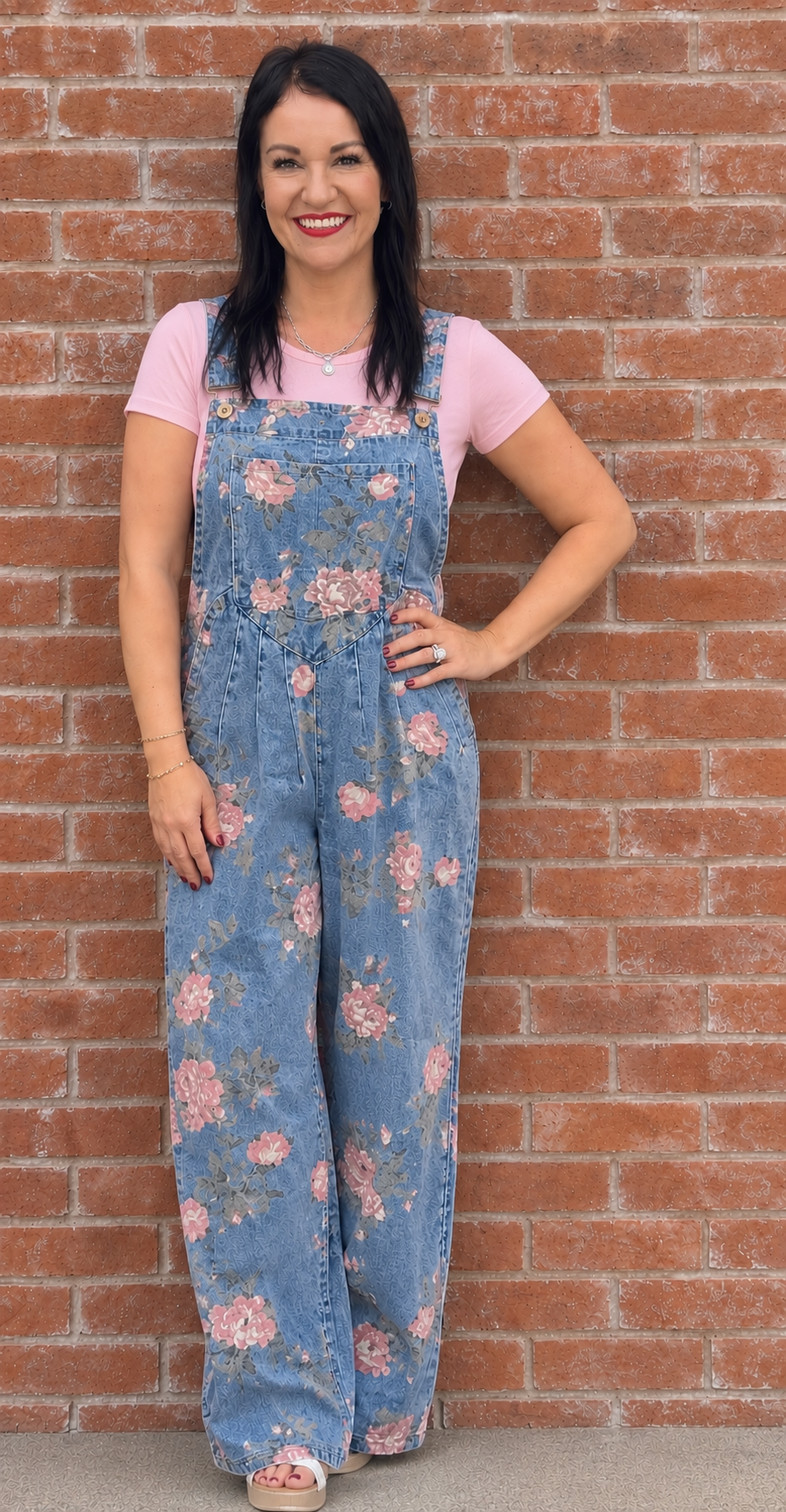 Floral Overalls