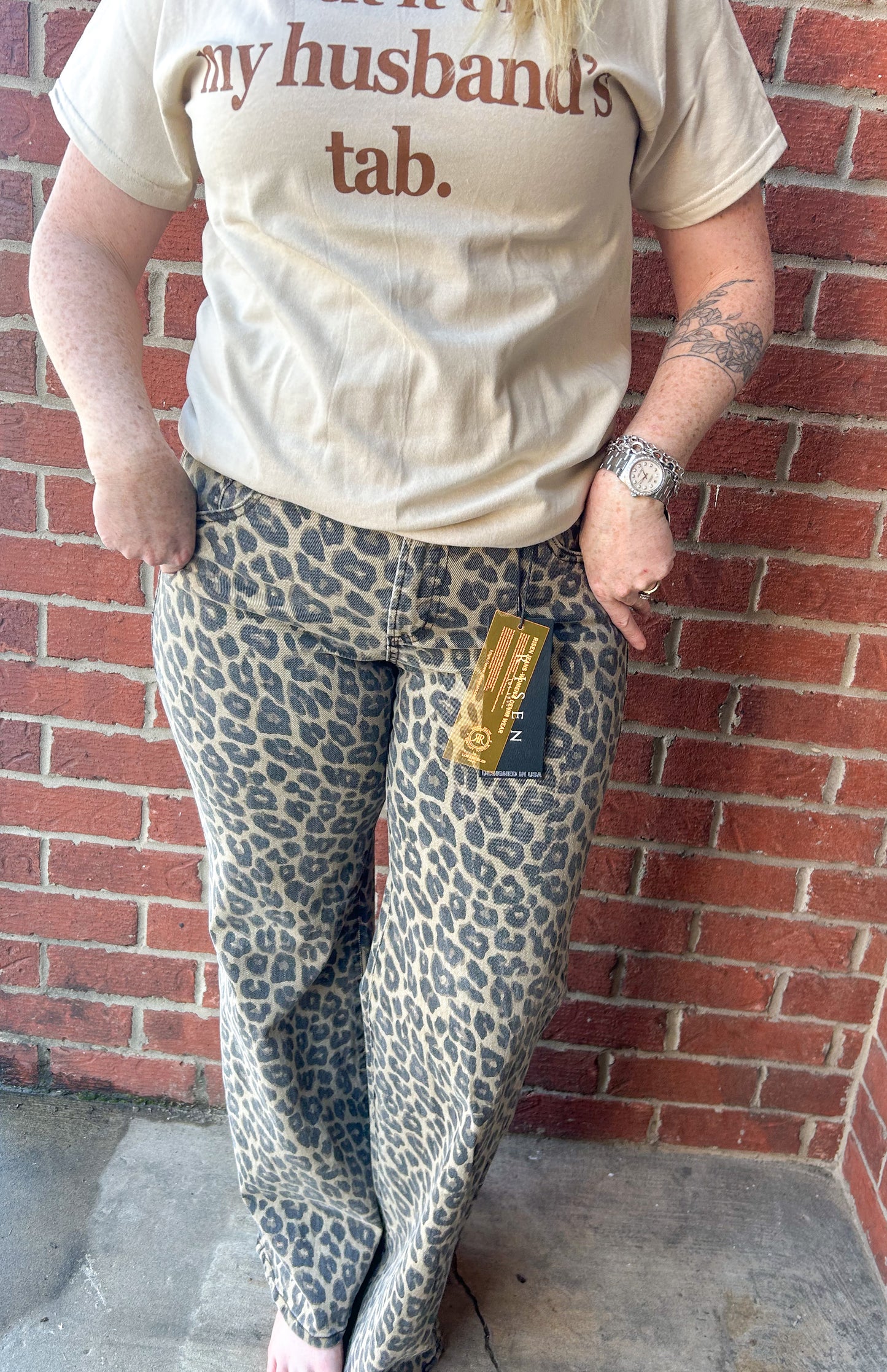 Leopard risen jean
