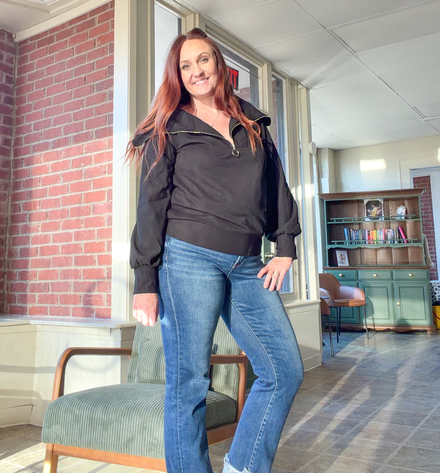 Courtney quarter zip
