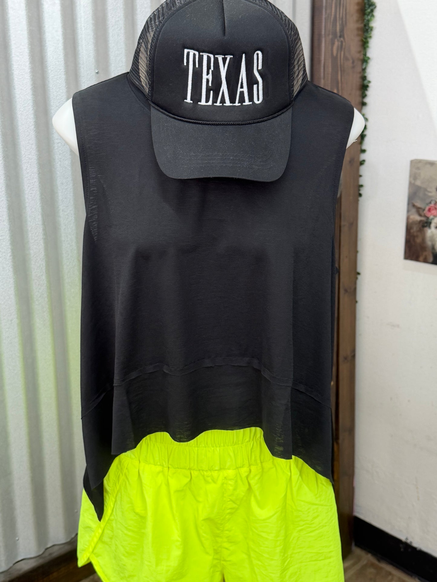Black Athletic Top