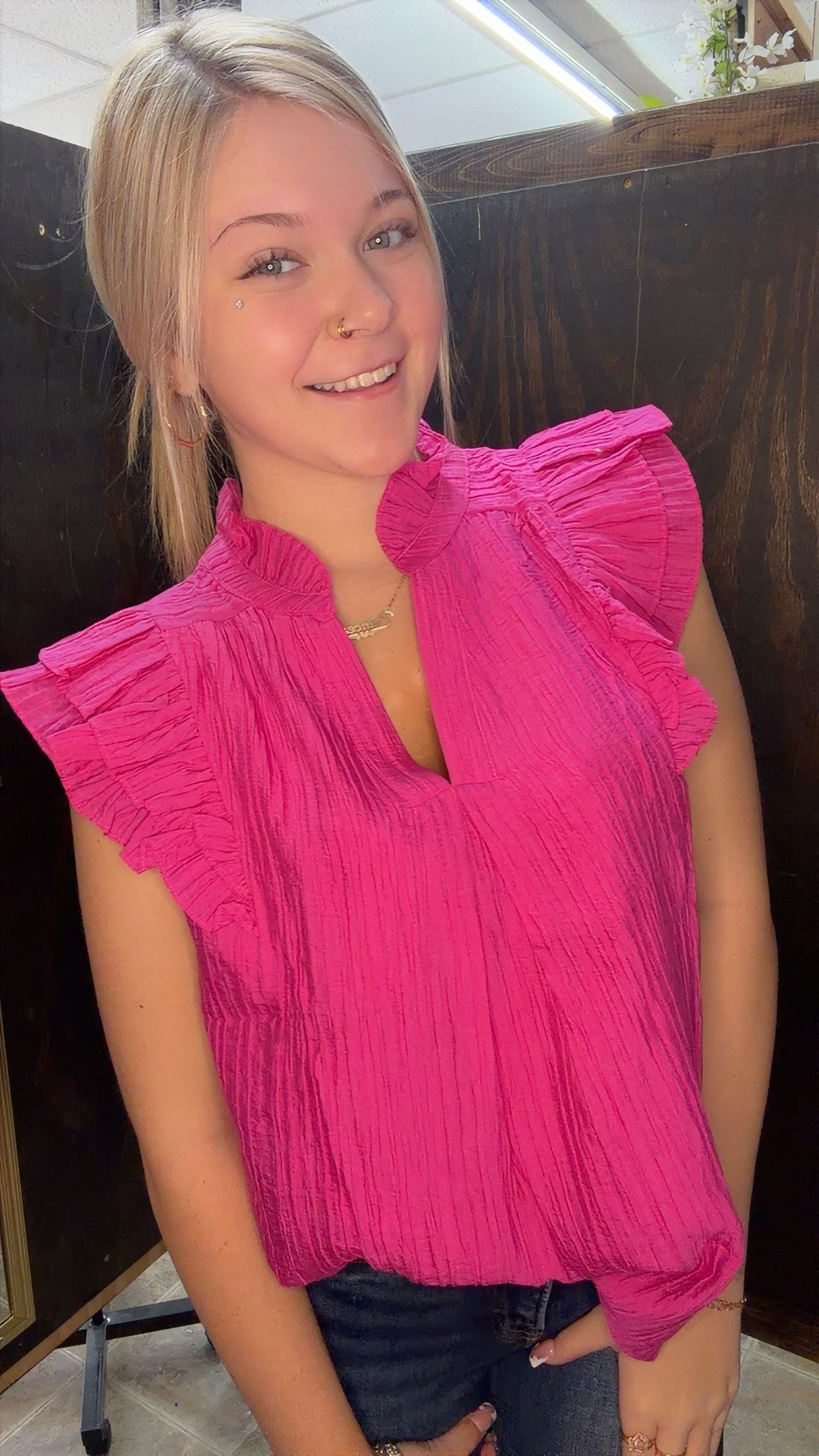 Princess pink blouse