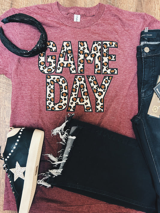 Leopard Gameday tee