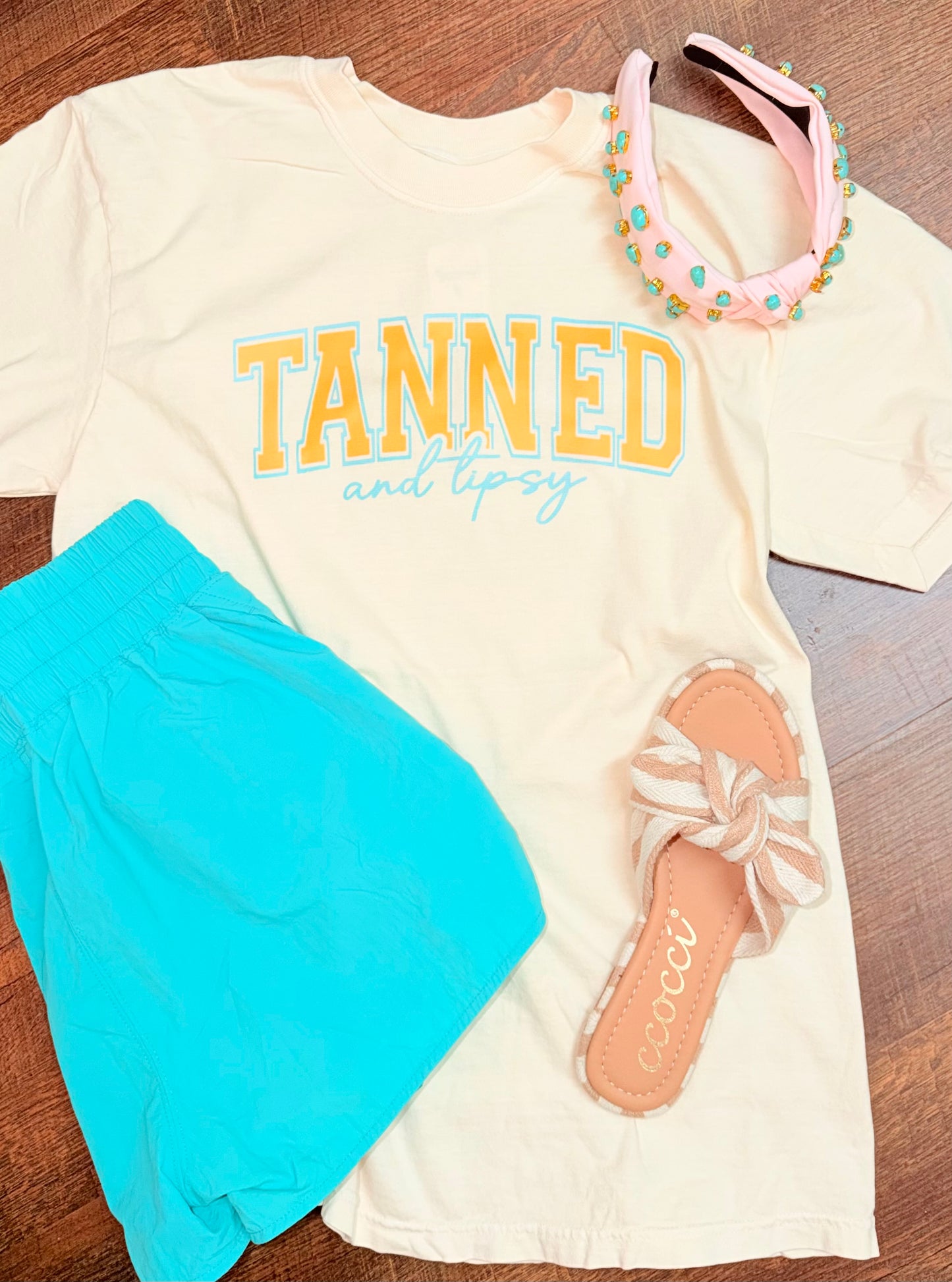 Tanned and Tispy Tee
