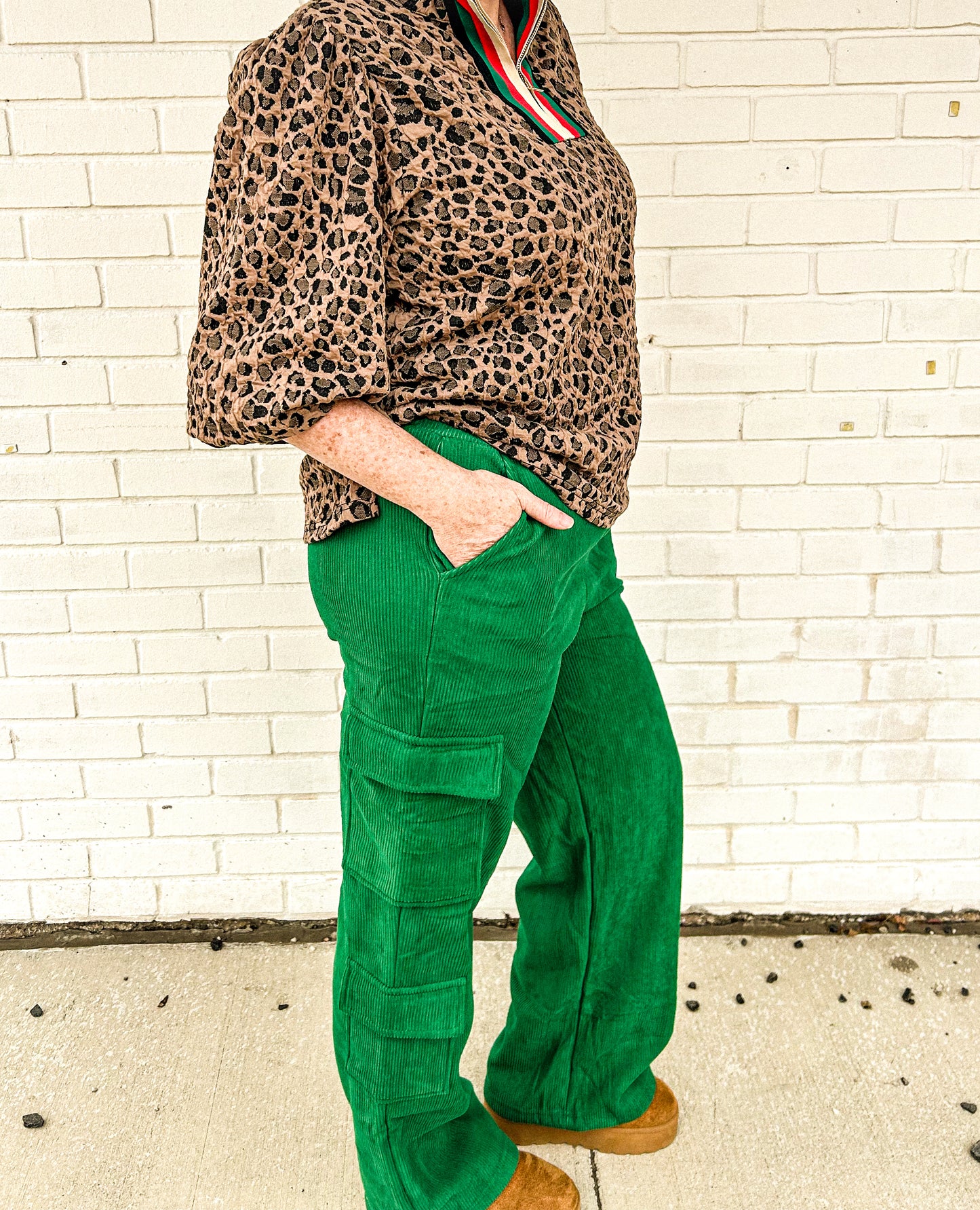Green pants