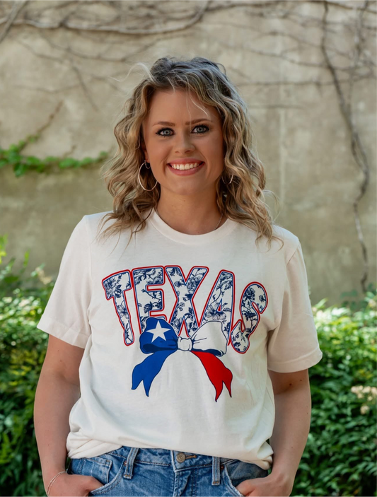 Texas bow tee