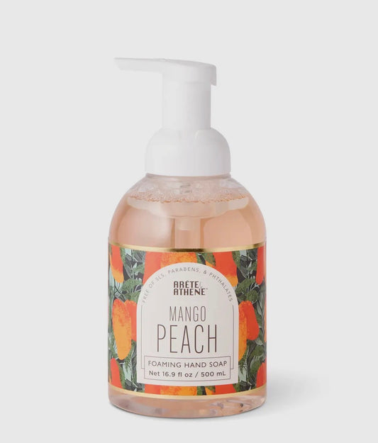Mango peach foam soap