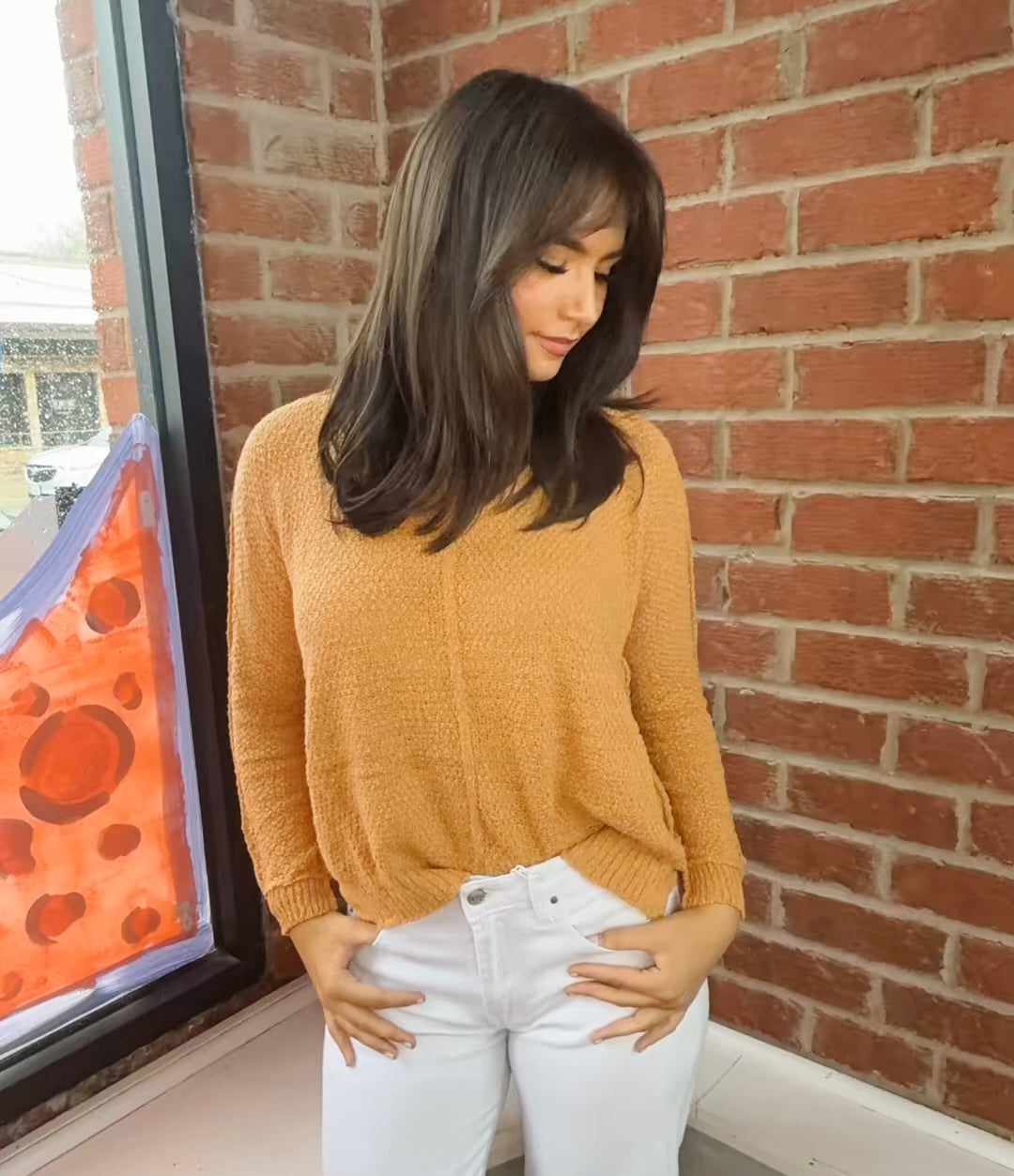 Golden Knit Sweater