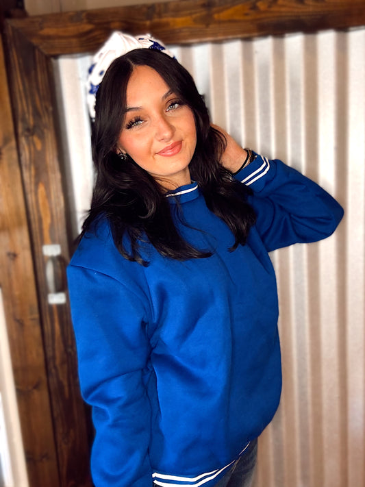 Blue sweater