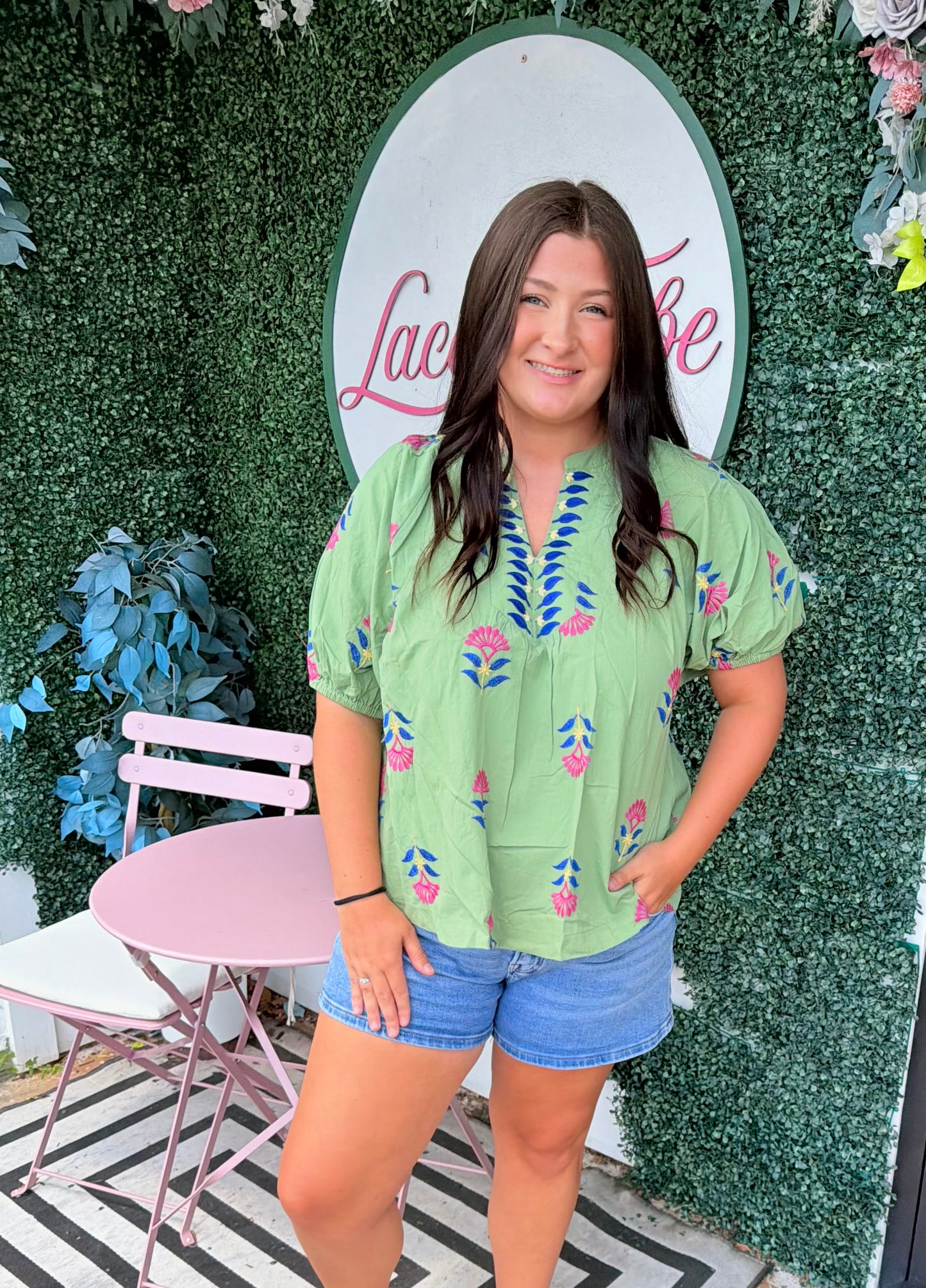 Painted Petals Blouse
