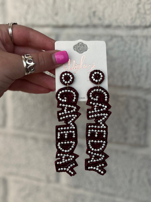 Gameday earrings