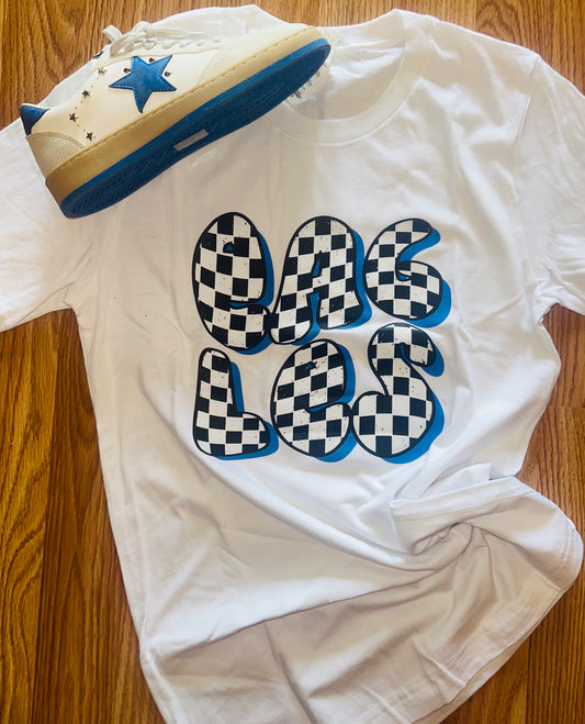 Eagles Checkered Tee