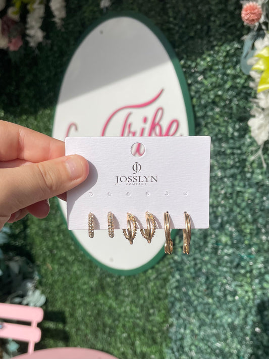 Hoop earring stack