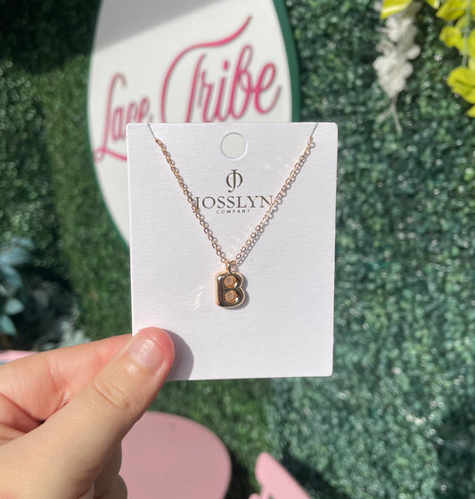 Gold Initial Necklace