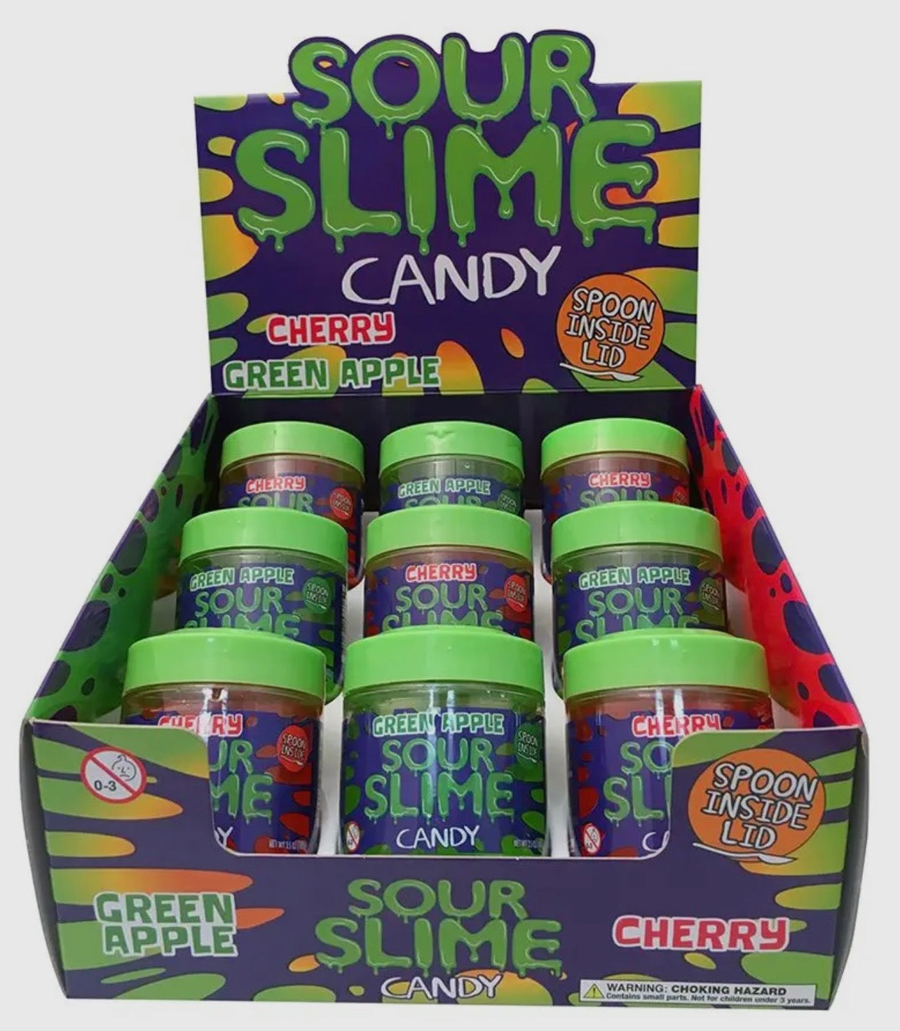 Sour slime candy