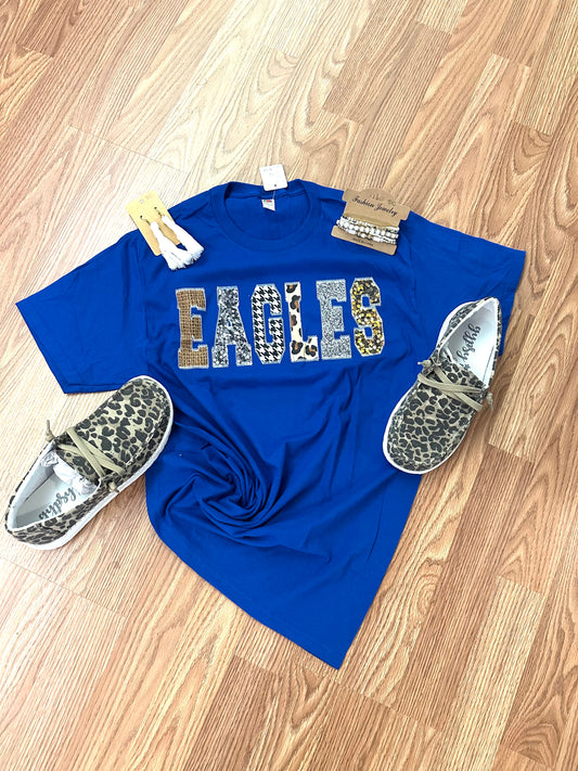 Patched Eagles tee