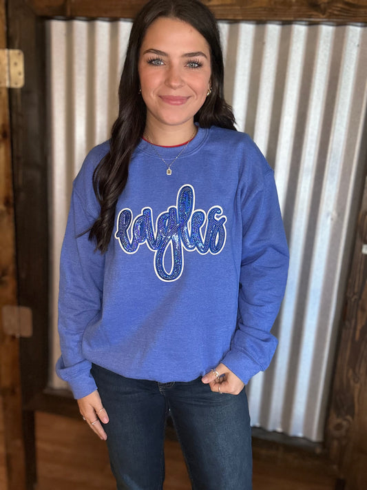 Sparkle Eagles Sweatshirt