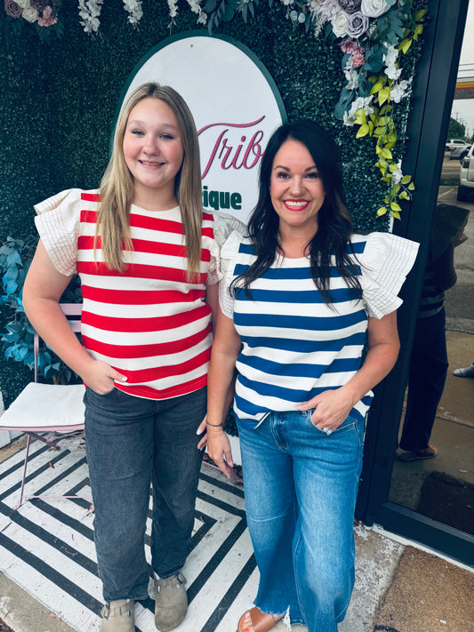 Sail Away Stripe Blouse