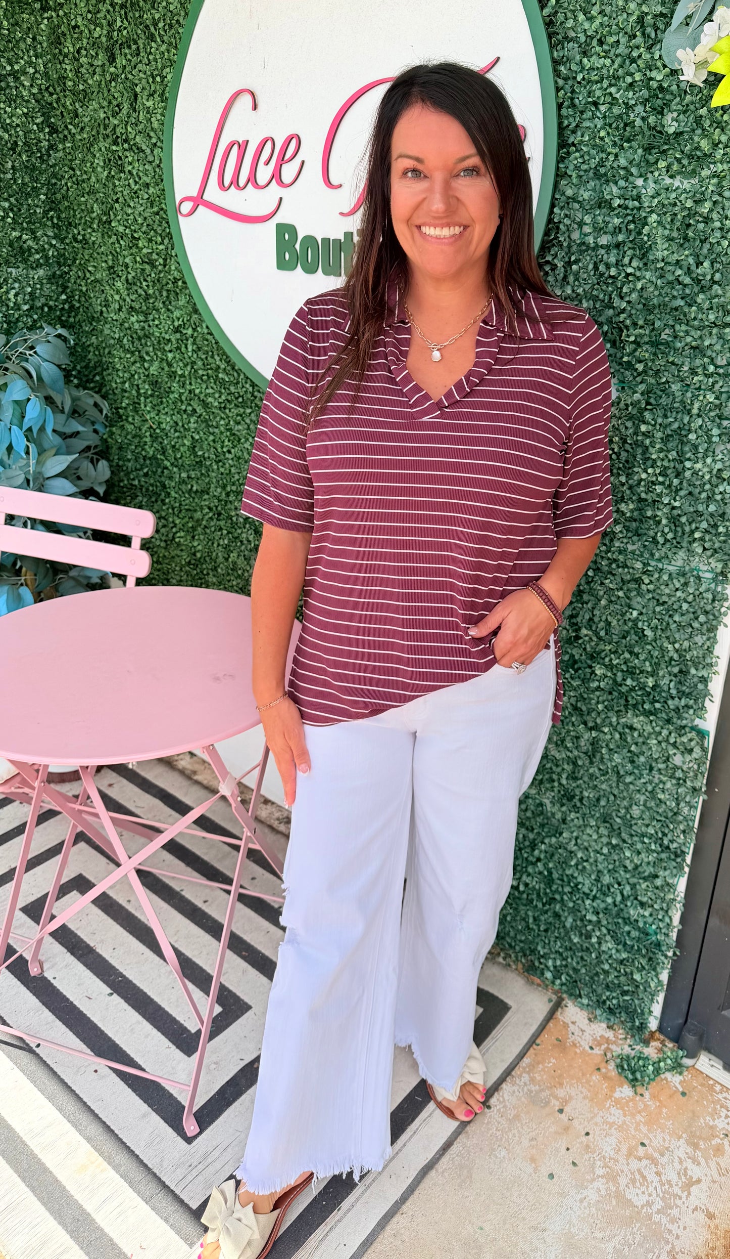 Friday Night Stripe Top