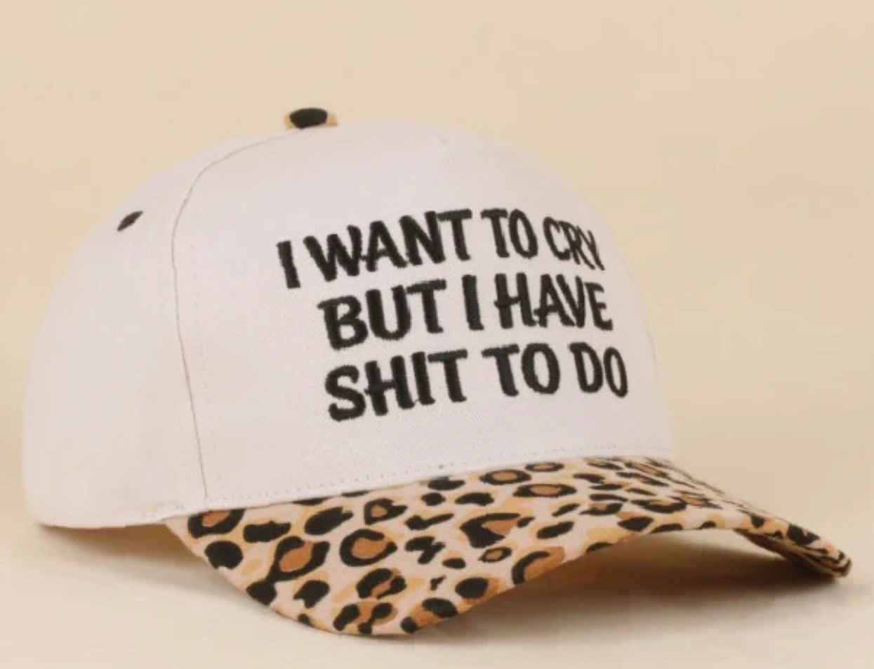 I Want To Cry Hat