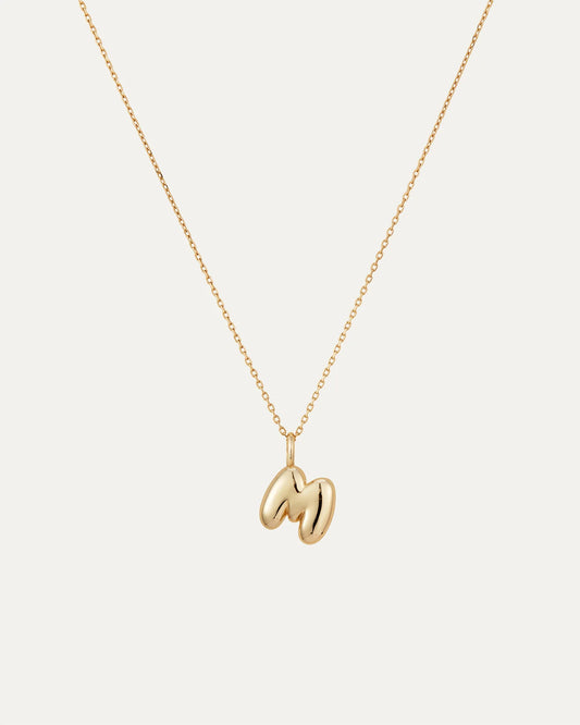 Mini Bubble Letter Necklace