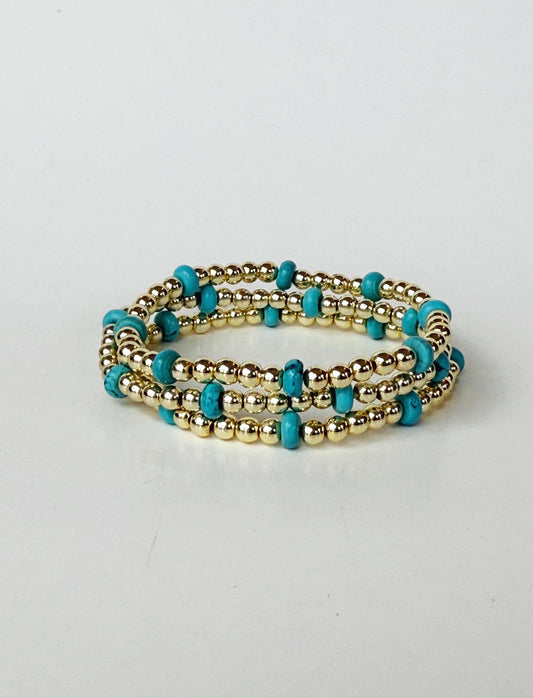 Turquoise Beaded Bracelet