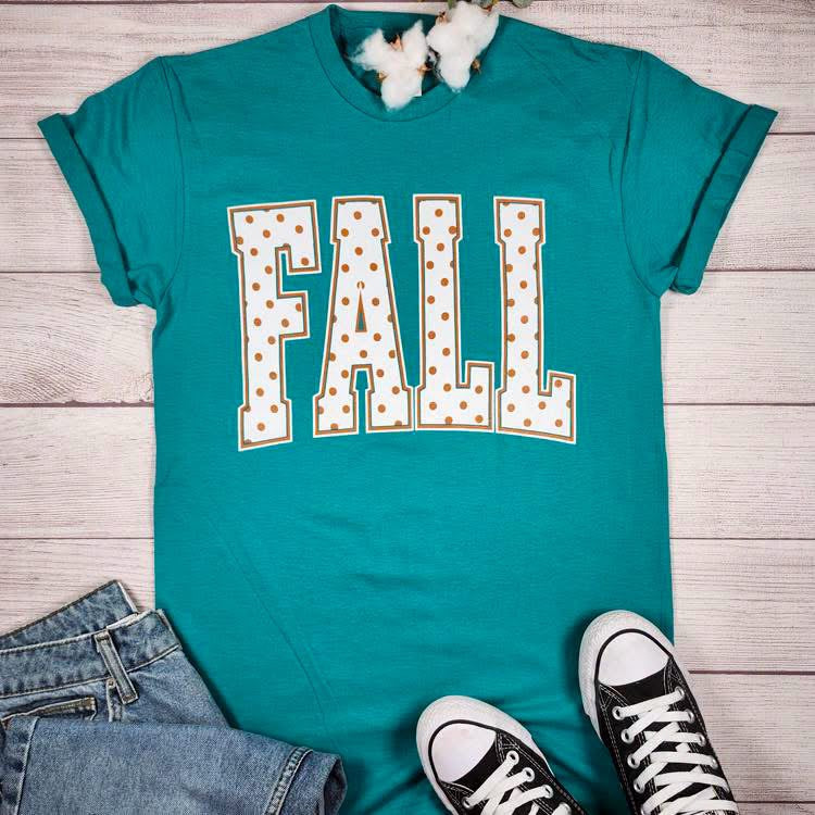 Fall Polka Dot Tee