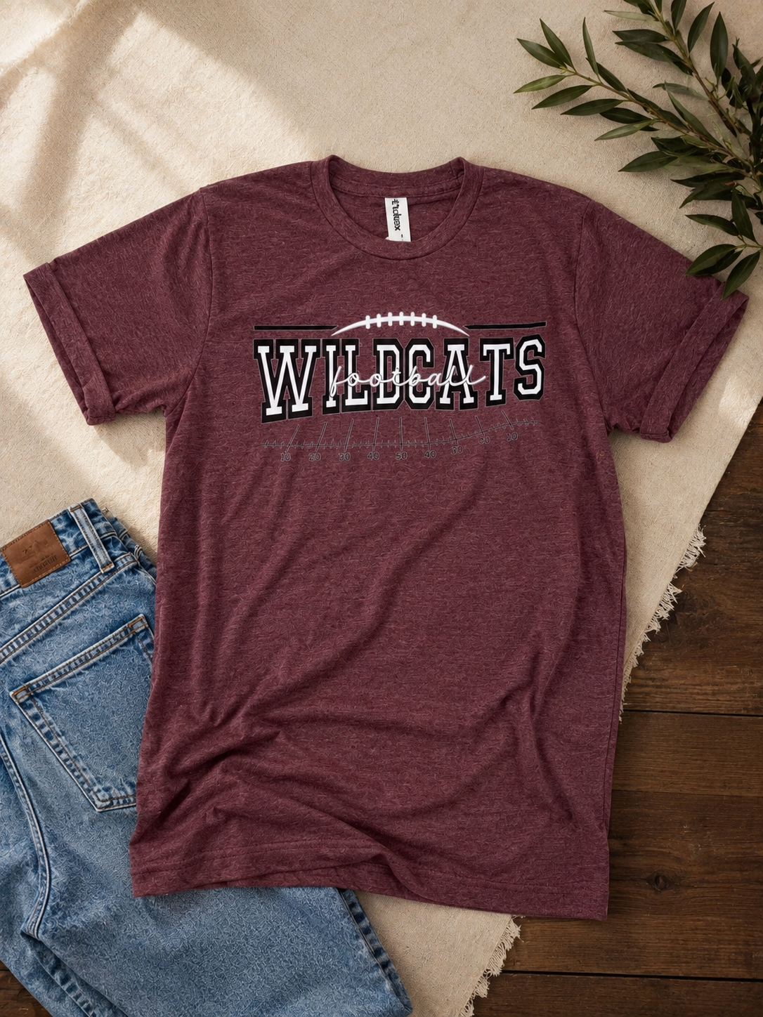 Wildcat Yardline Tee Youth
