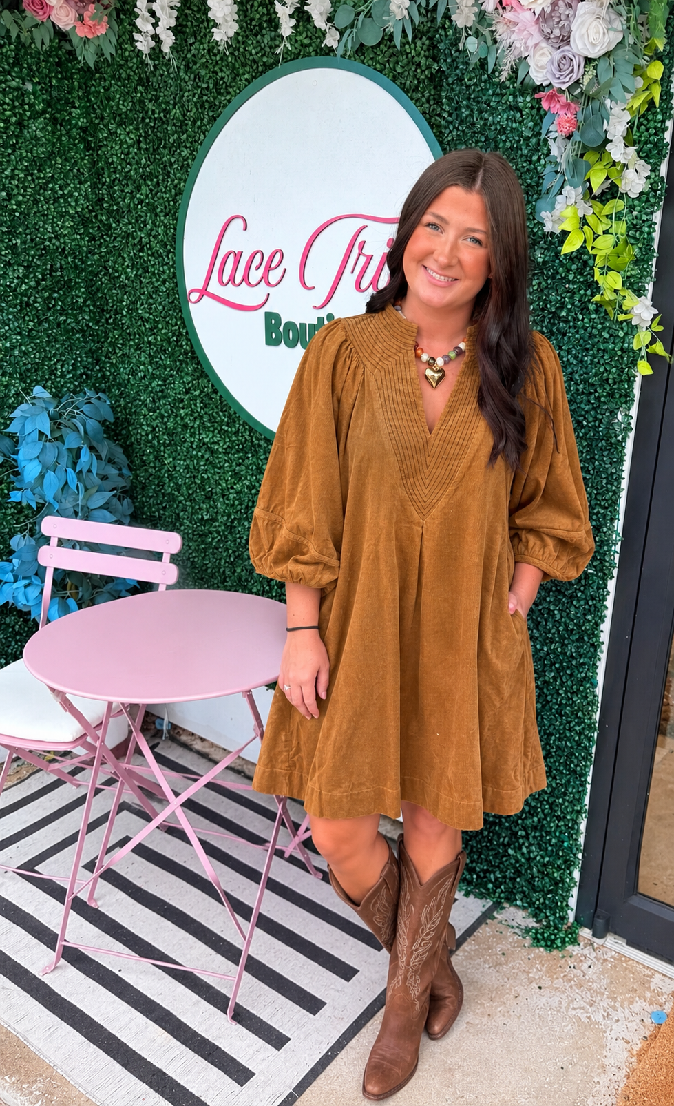 Pumpkin Patch Corduroy Dress