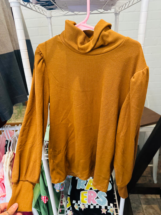Burnt Orange Turtle Neck