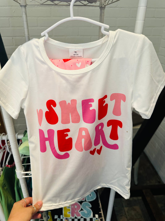 Sweet heart girl set