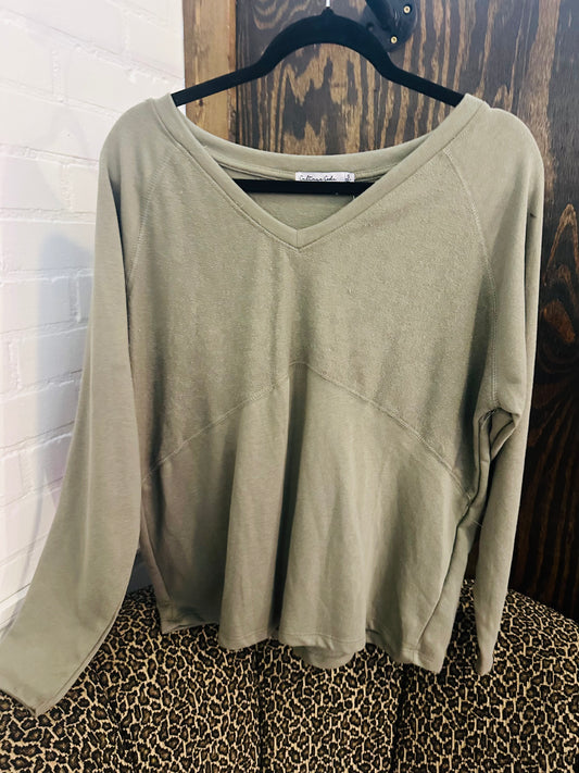 Green sweater