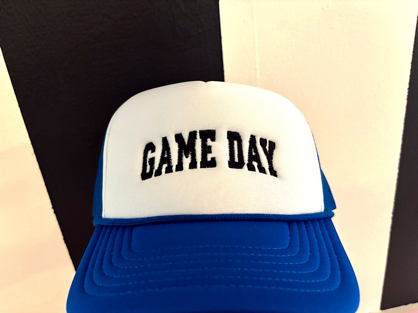 Blue game day hat