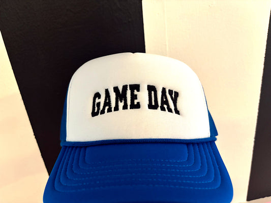 Blue game day hat